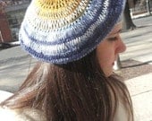 No Two Snowflakes presents Drop of a Hat  KNIT BERET pattern PDF by Nicole Feller-Johnson