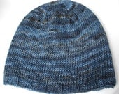 No Two Snowflakes presents Bread and Butter Men's Hat SIMPLE KNIT HAT Pattern Pdf by Nicole Feller-Johnson