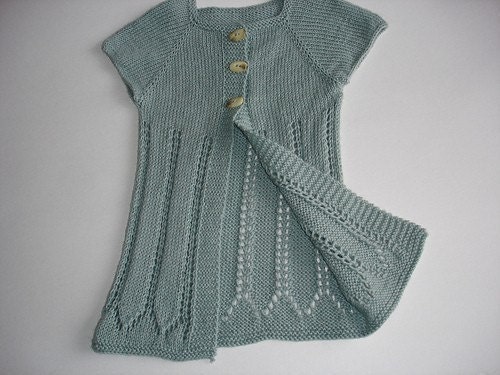 No Two Snowflakes presents Katrina Ballerina Lace Layering Cardigan Top Down SWEATER PATTERN PDF by Nicole Feller-Johnson