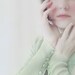 SALE Ethereal Portrait, Marie, 8x8 Print, Female Figure, Pastel, Pale Mint, Dreamy, Surreal Photography