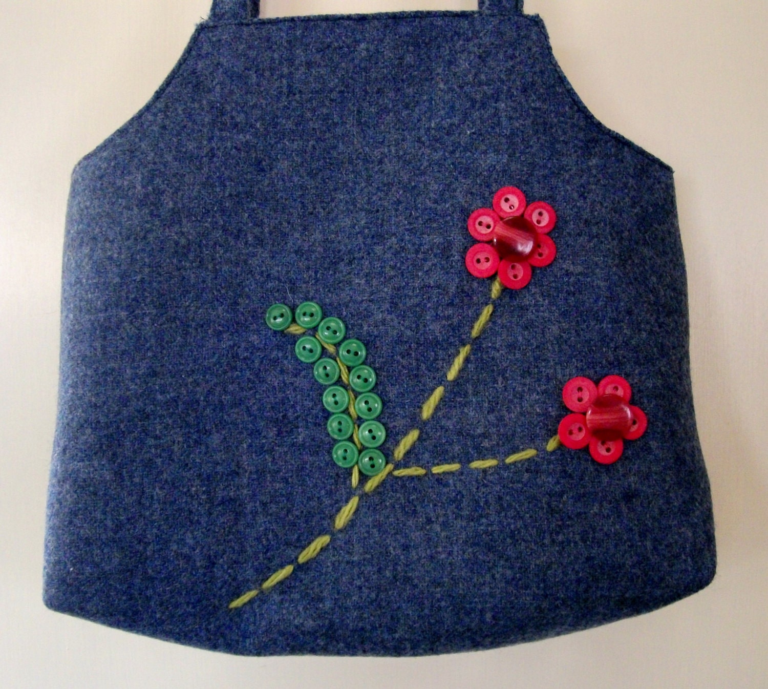 Embroidered Wool Gloria Bag