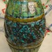 Vintage Mid Century Incised Pottery Vase Made In Italy
