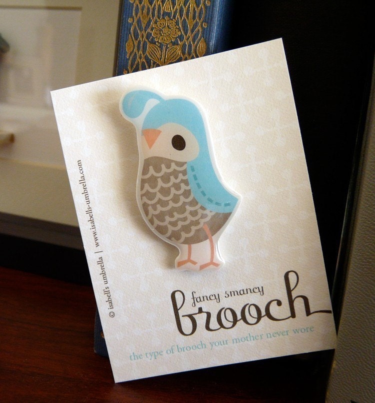 Fancy Brooch - QUAIL