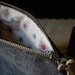 vespertine organic cotton hemp hand dyed pouch