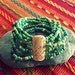 Tribal Seed Bead stretch cord cuff bracelet with carved aztec bone bead