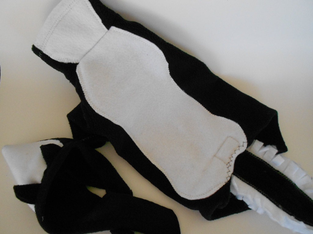 Lil' Stinker Skunk Dog Jammie Costume custom made small 15 pound dog