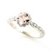 14K Asscher Morganite Diamond Wedding Set Engagement Ring & Band Custom Bridal Jewelry