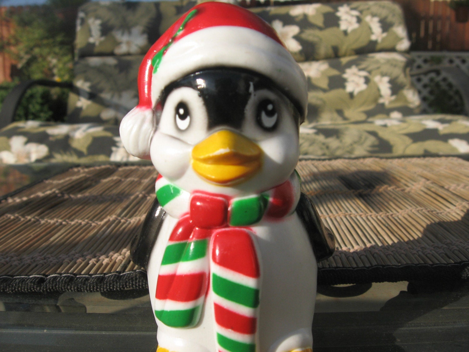 Cute Vintage Penguin Christmas Stocking Holder by bamfkat on Etsy
