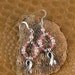 Breast Cancer Awareness Earrings, Swarovski Crystal and Pearl Earrings