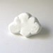 White Cloud Dresser Knob