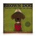 Brown Dog Chicago White Sox Base Ball Club vintage style artwork on canvas 12 x 12 by stephen fowler