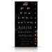 eye exam chart vintage style typography art on vintage canvas 12 x 24 x 1.5 inches
