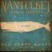 Nantucket Trading Company Whale original graphic art on canvas 12 x 12 by stephen fowler