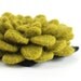 Chartreuse Green Flower - Reclaimed Wool Pin