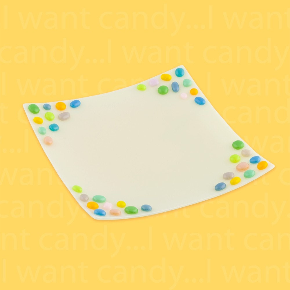 SALE Fused Glass Dish/Plate
