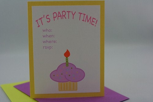 Cupcake birthday party pack