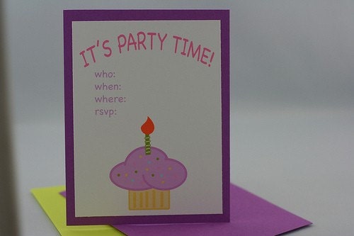 Cupcake birthday party pack
