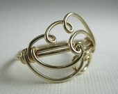 14k Gold Filled Wire Wrapped Cloud Ring