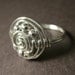 Wire Wrapped Ring Sterling Silver Saturn
