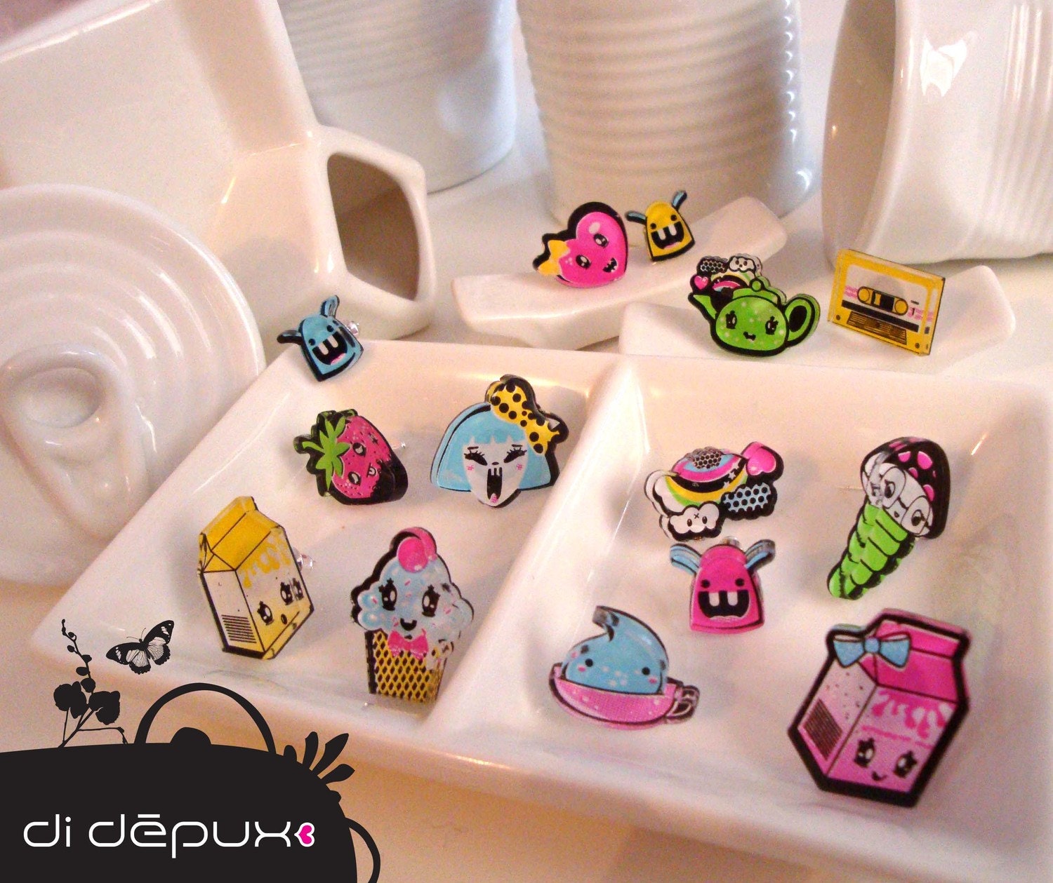 Sale KAWAII earrings ONE pair of your choice
