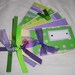 GrEeN and PuRpLE premade scrapbook TAG ALBUM