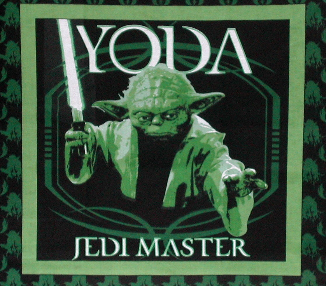 Half Yard Star Wars Panel Cotton Quilt Fabric by fabricsnquilts