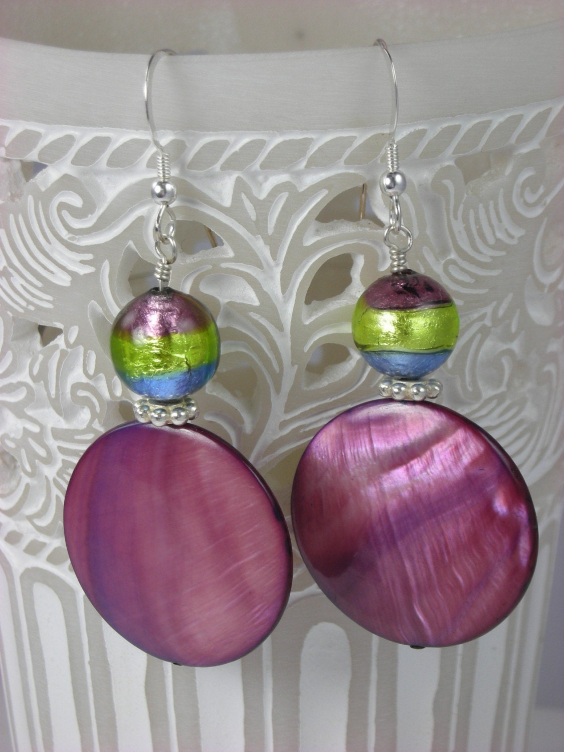 Purple Disco Queen - Earrings