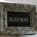 XOXO - Framed Cross Stitch