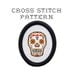 DIY Sugar Skull (version 2) - .pdf Original Cross Stitch Pattern - Instant Download