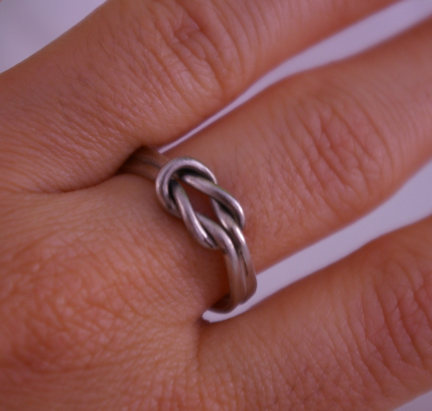 Infinity Ring - Valentine's Day, Best friend infinity ring Lovers Knot Ring