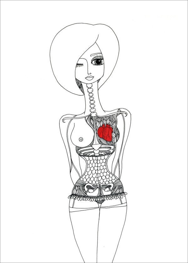 VENA CAVA Miniature Art Print