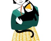 Cat Lady Card