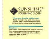 Sunshine Polishing Cloth for removing tarnish