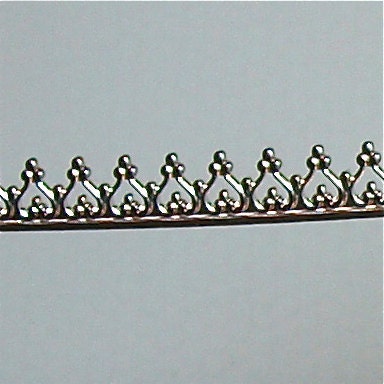 GALLERY WIRE 1 ft.- ARGENTIUM Sterling Silver Soft (4.78 x 0.64mm) for bezel setting