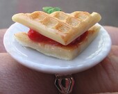 SUMMER SALE Cherry Waffles Ring