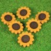 Yellow Sunflower Novelty Buttons