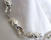 Handmade Silver Parrot Bracelet Jewelry