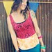 Poor Pitiful Pearl Floral Tank Top with Ruffle