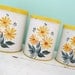 Cottage Charm... Vintage ColorWare Nesting Tin Canister Set