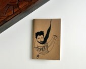 Ouch falling in cactus - handmade journal