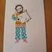 soundless symphony 2.0 - the square drum player - - - gocco - - - serigraph