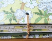 Yellow and Green Watercolor Doodle Book - Cherry Blossoms