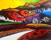 Plowing the Fields - 8x10 Giclee Print