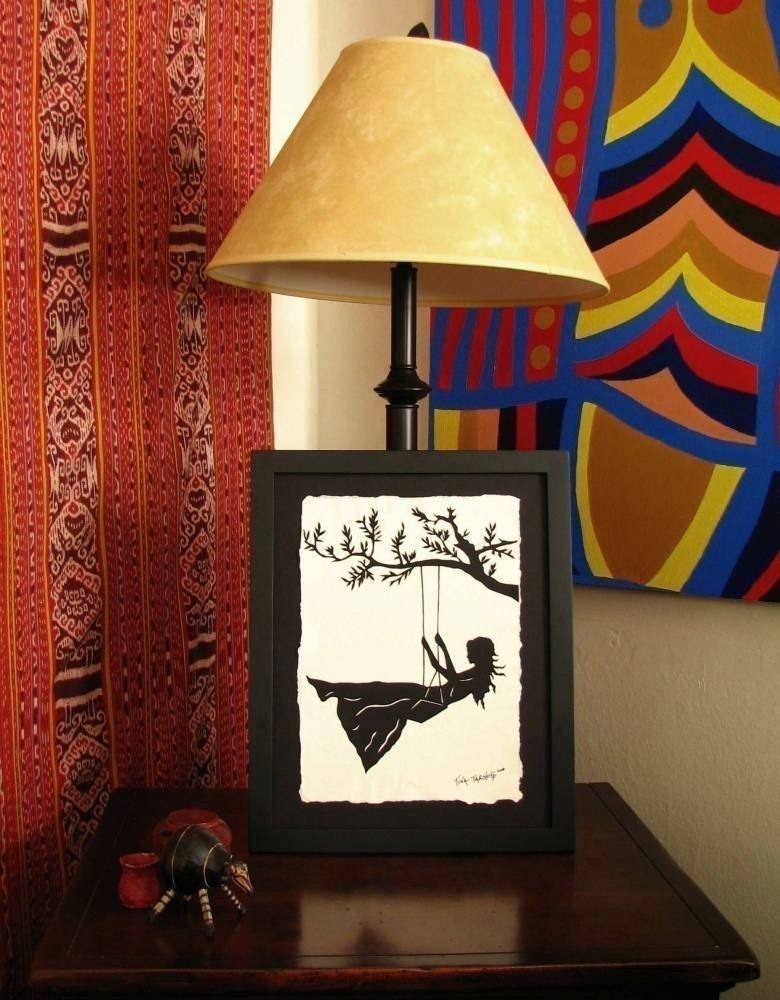 Framing Service for my Papercut Art - black wood frame with a glass front, 11x14 inch