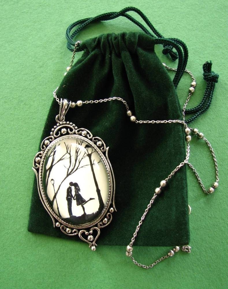 Autumn Kiss Necklace, pendant on chain