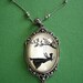SALE 20% OFF // Coupon code: MEMORIALDAYSALE - Girl on a Swing Necklace, pendant on chain