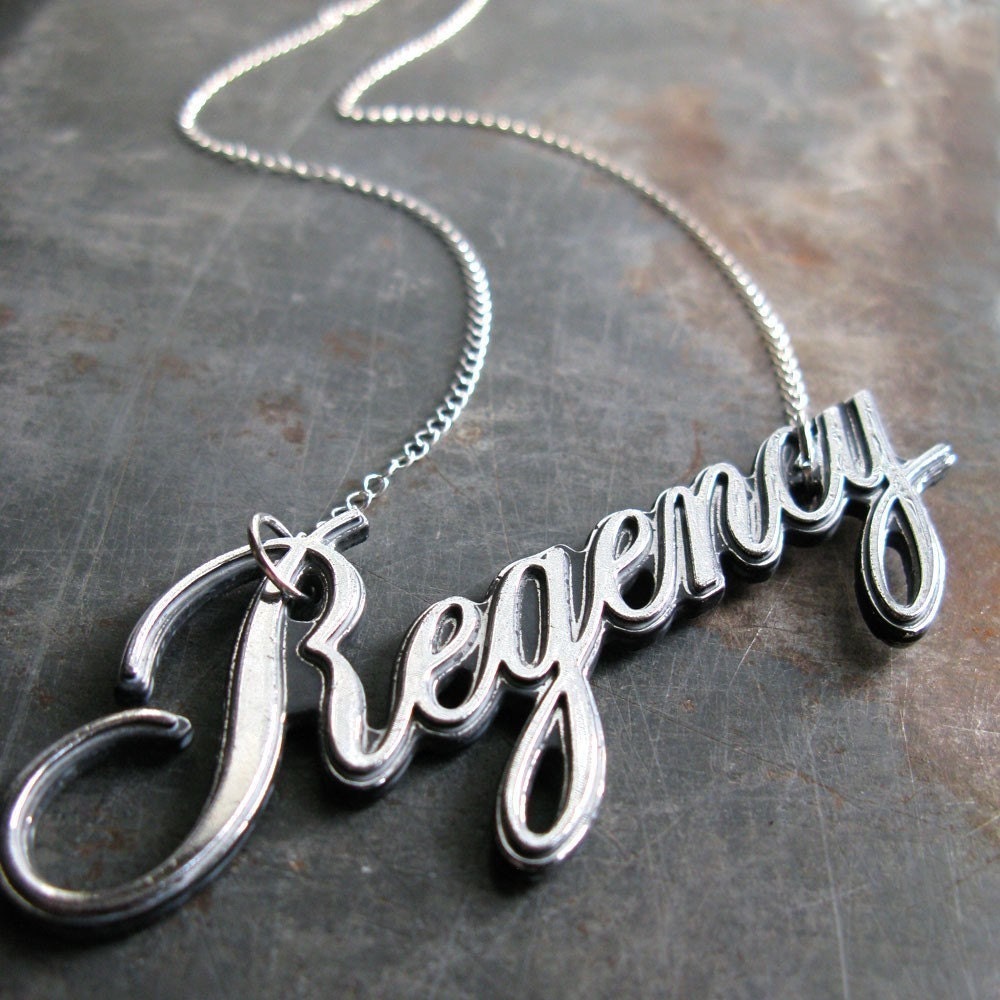 recouped REGENCY necklace - vintage OLDSMOBILE