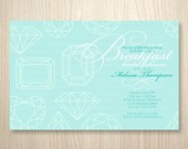 Breakfast at Tiffany's Printable Invitation - Bridal Shower