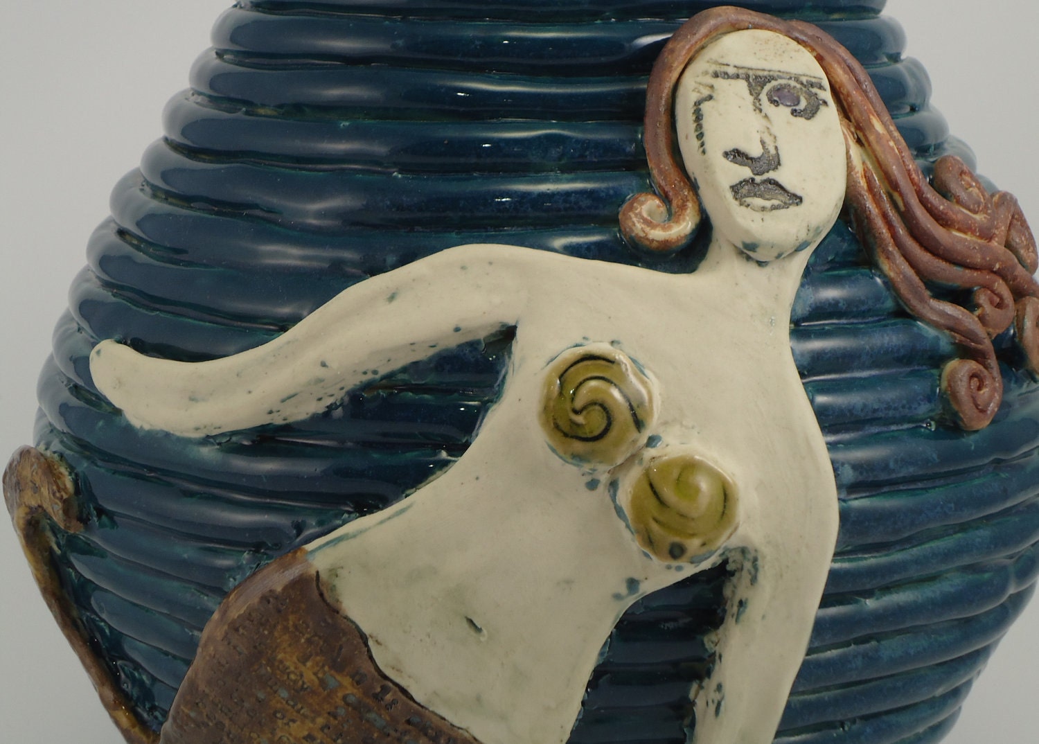 Artful Mermaid Vase