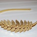 CUSTOM Nicole Neuhauser Garden Leaf Golden Greek Goddess Headband Gold Plated x3